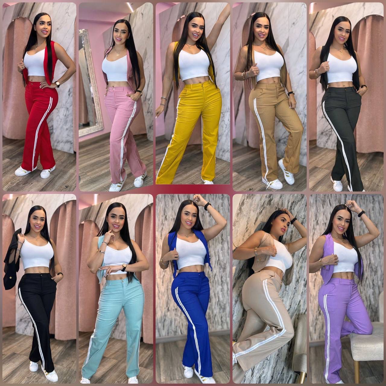 ️Conjunto Pantalón Top y Chaqueta