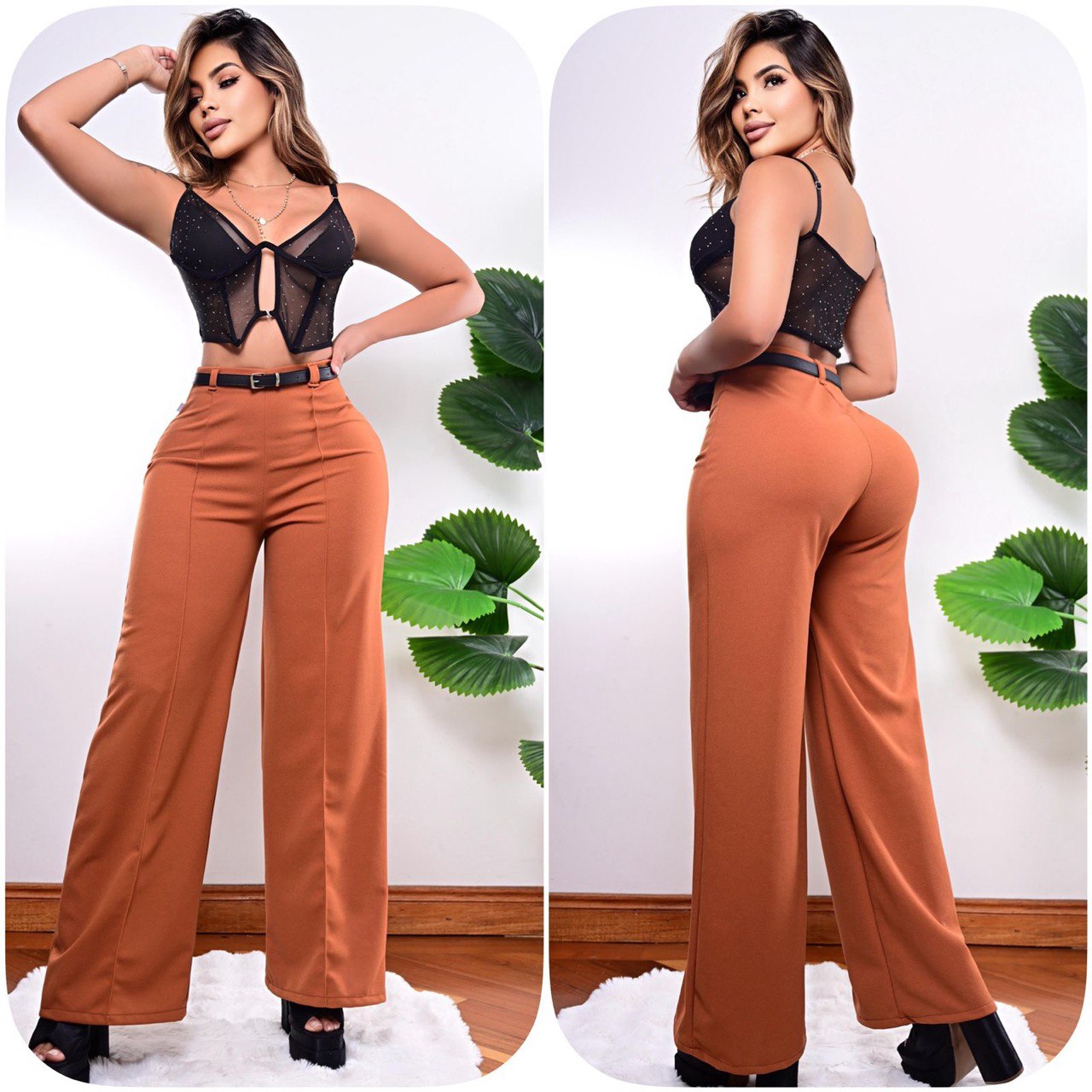 Pantalón Formal  Incluye Correa Luna