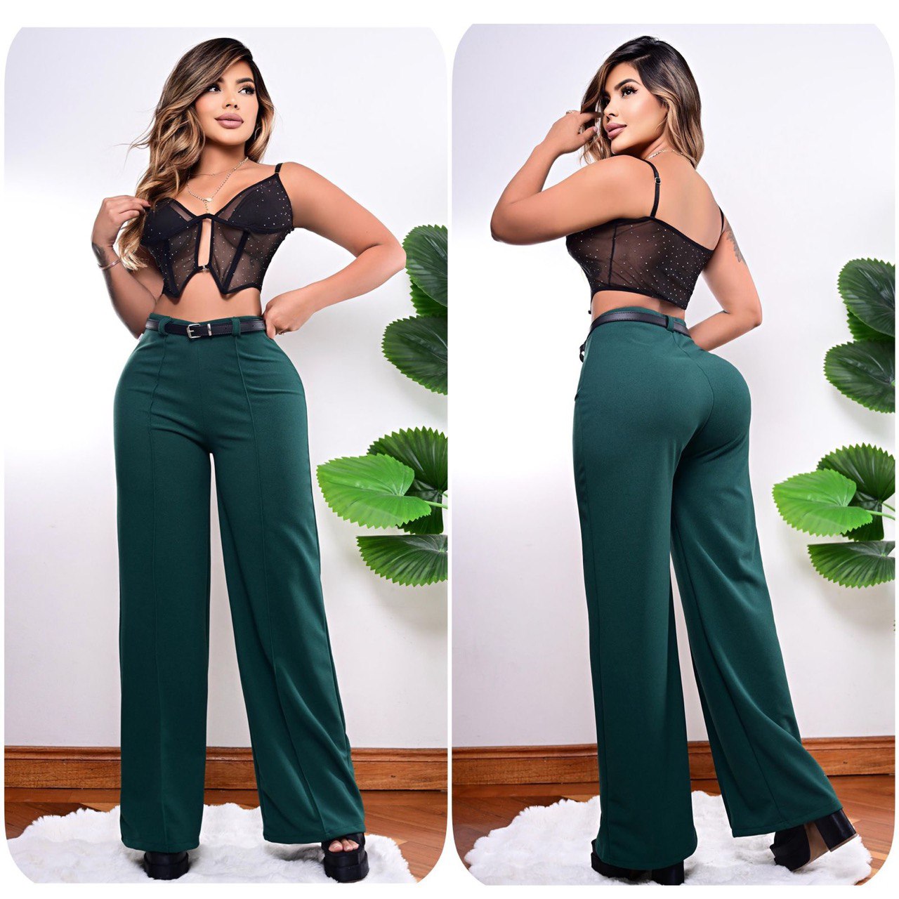 Pantalón Formal  Incluye Correa Luna