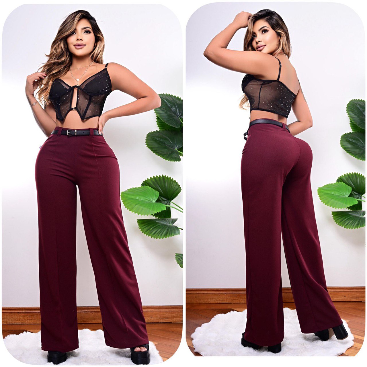 Pantalón Formal  Incluye Correa Luna