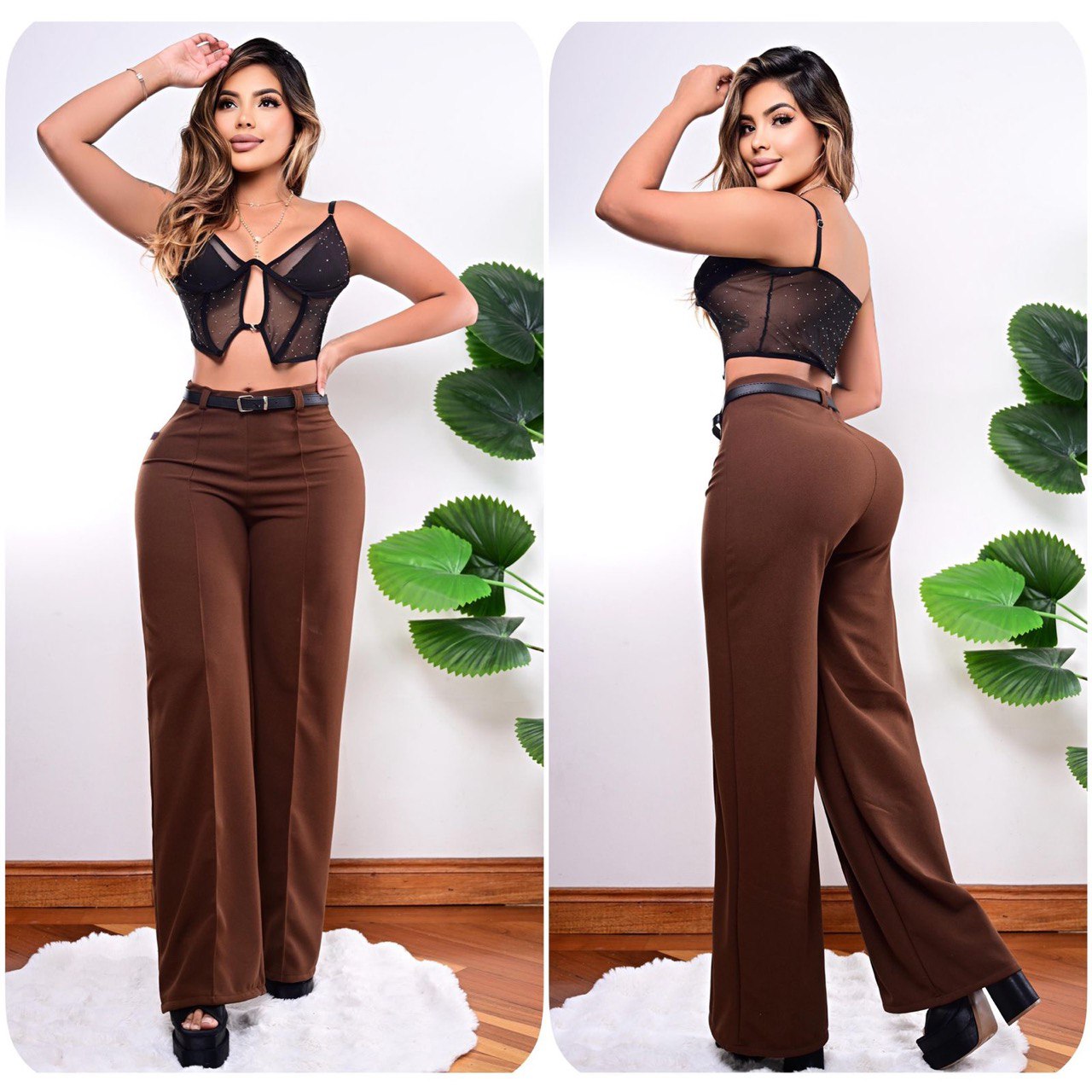 Pantalón Formal  Incluye Correa Luna