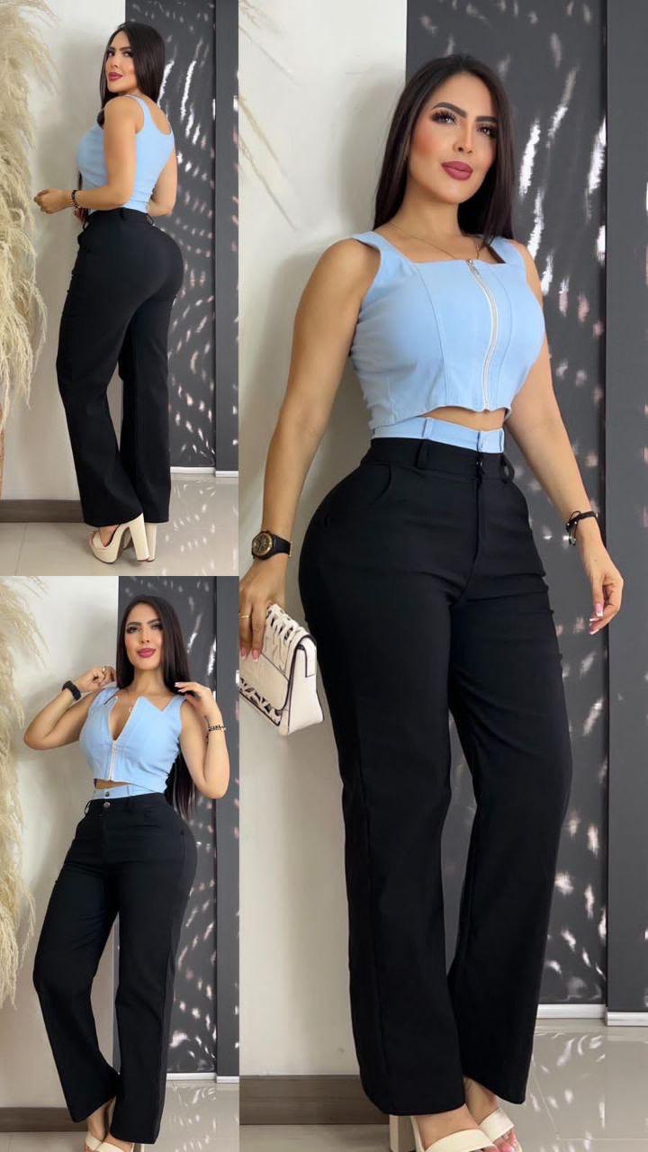 Conjunto Pantalón y Blusa