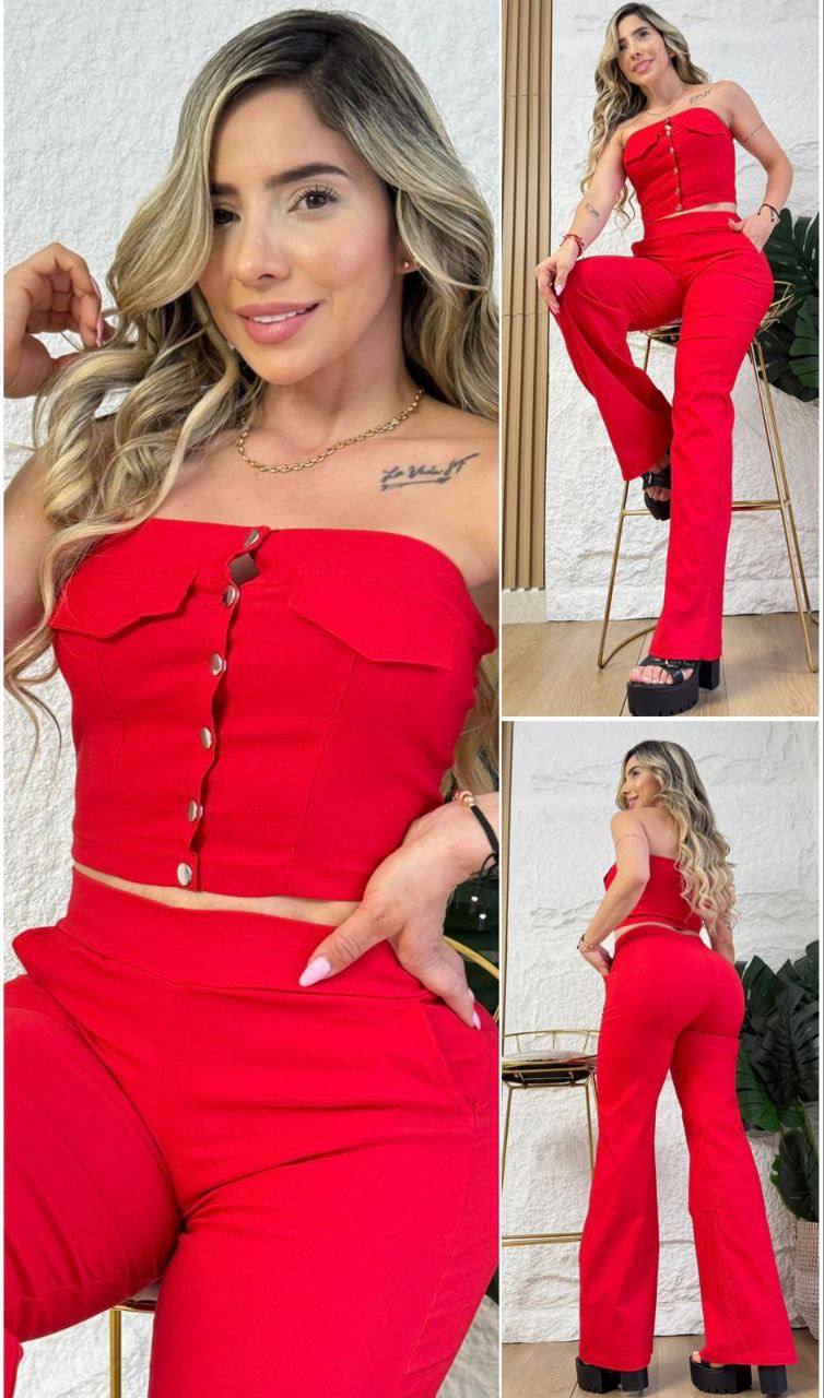 Conjunto  Pantalón y Chaleco Straple