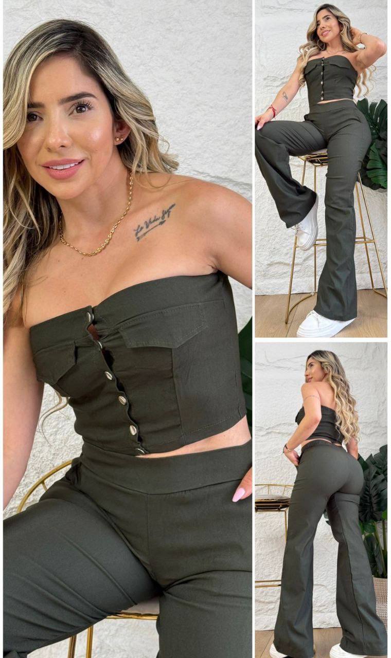 Conjunto  Pantalón y Chaleco Straple