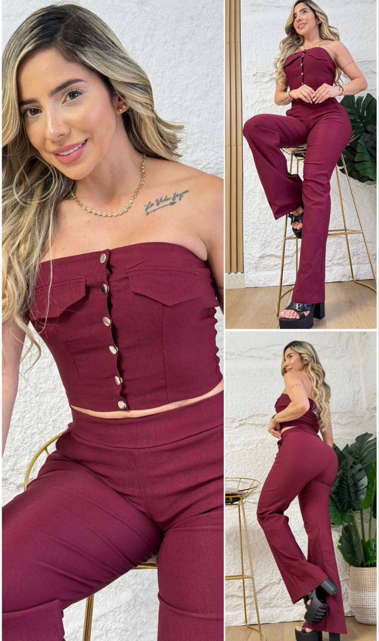 Conjunto  Pantalón y Chaleco Straple