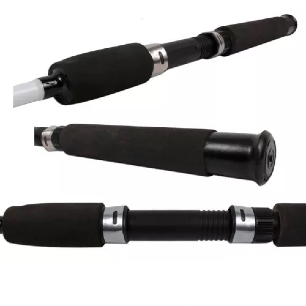 Caña De Pescar 2 cuerpos Fibra Maciza